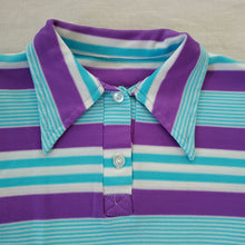 Load image into Gallery viewer, Vintage Blue/Purple Striped Shirt 4t
