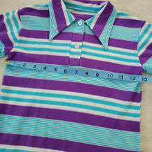 Load image into Gallery viewer, Vintage Blue/Purple Striped Shirt 4t
