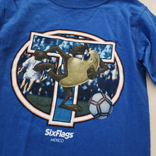 Load image into Gallery viewer, Y2k Taz Six Flags Mexico Soccer Souvenir Tee kids 6
