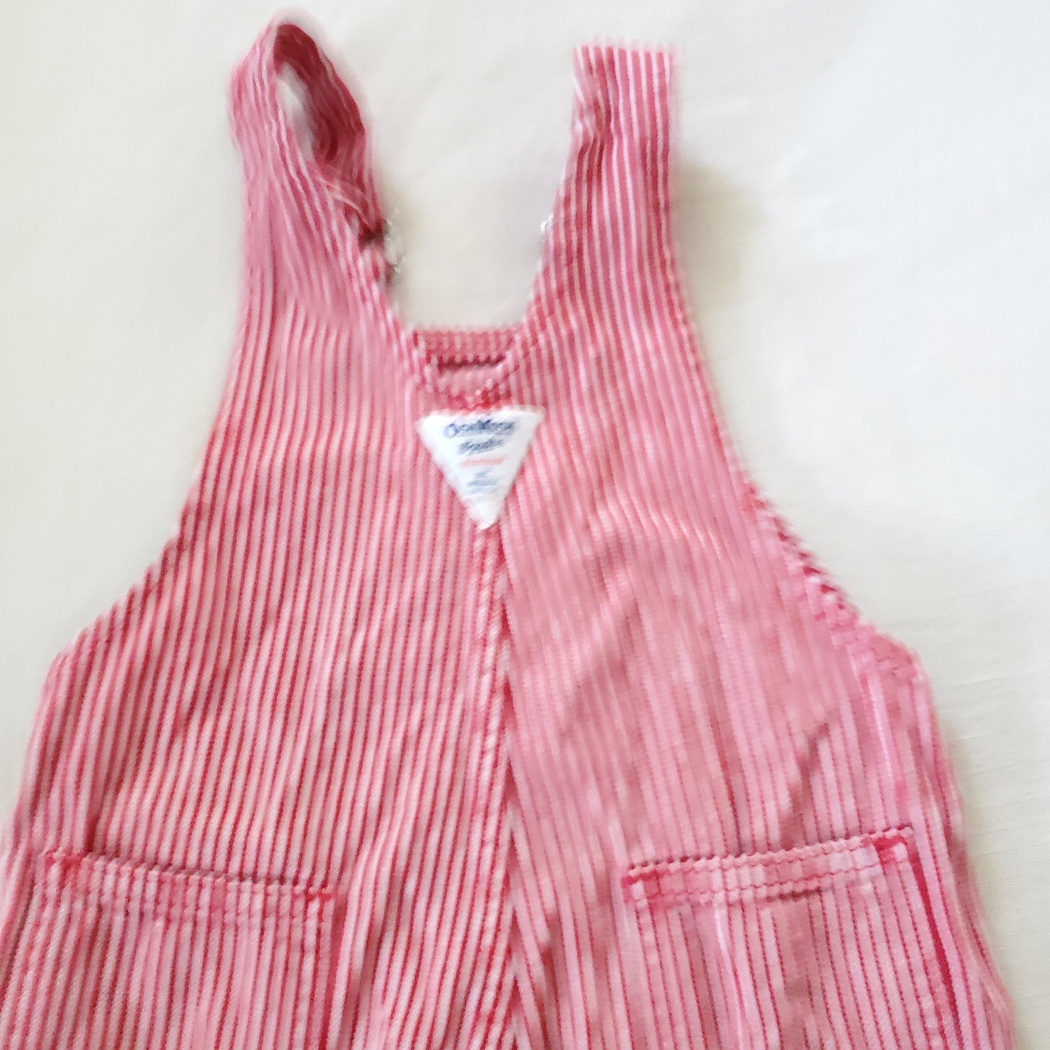 Vintage sale Oshkosh Candy Striped Overalls 3t