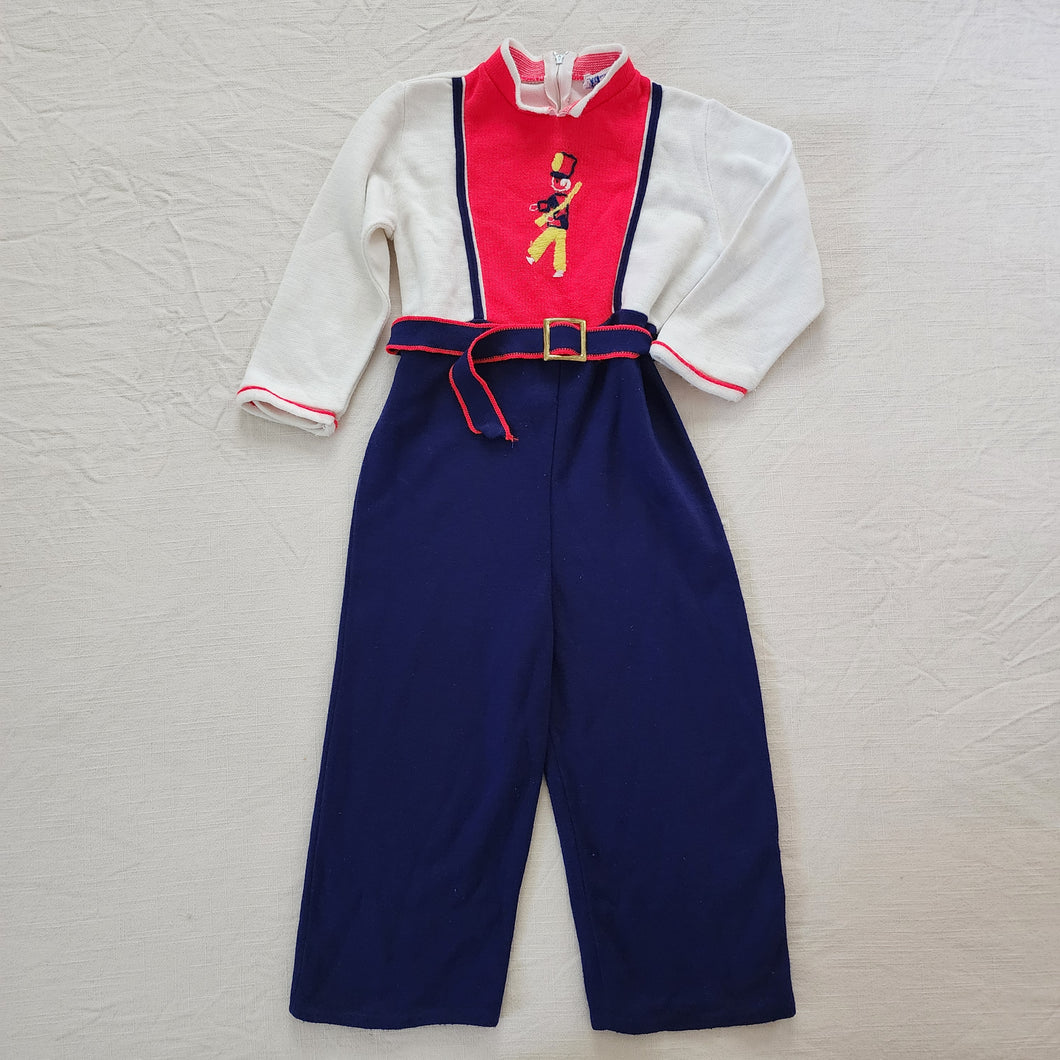 Vintage Nutcracker Pantsuit 3t