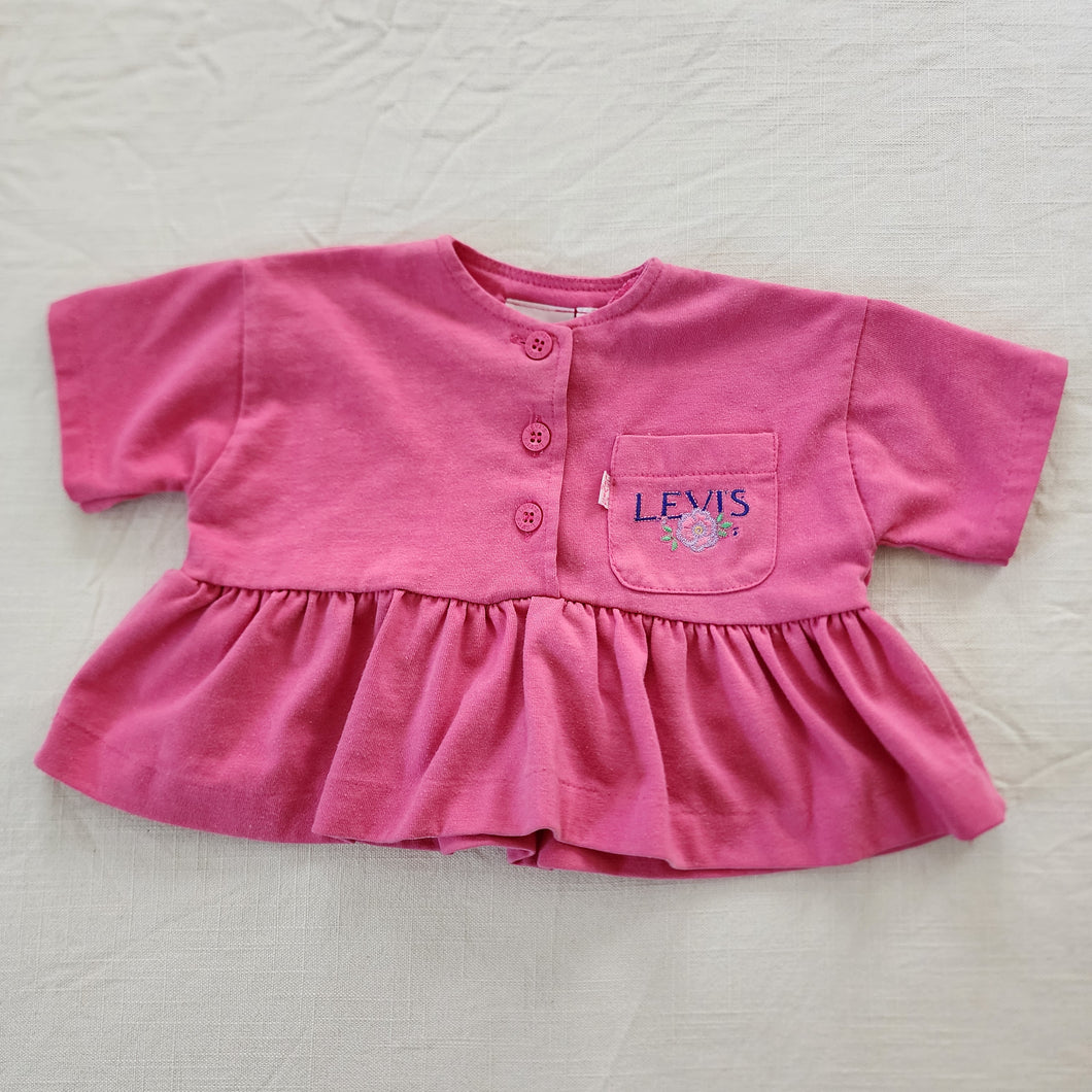 Vintage Levi's Girly Top 12-24 months