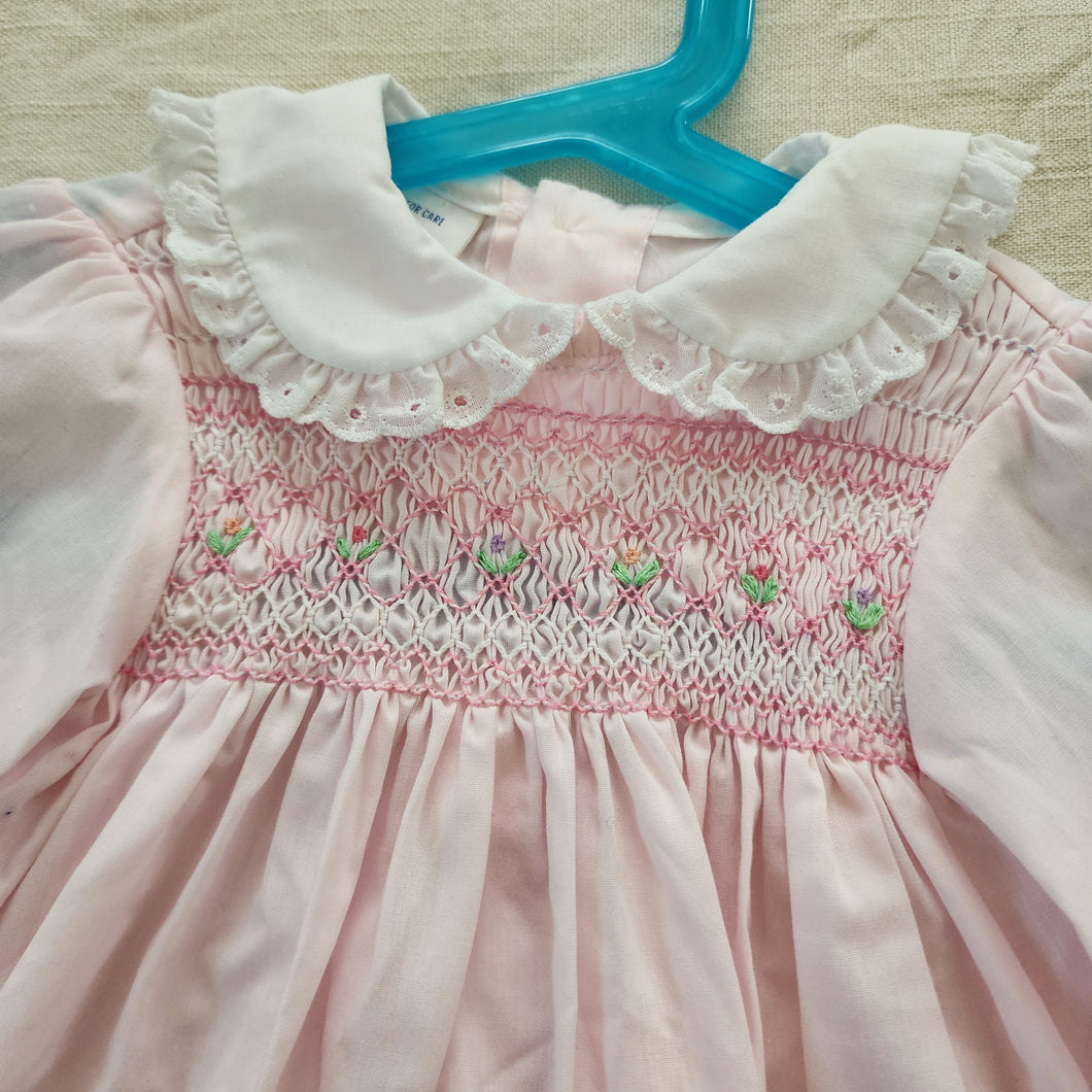 Vintage Polly Flinders Smocked Dress 18-24 months