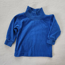 Load image into Gallery viewer, Vintage Healthtex Blue Turtleneck Long Sleeve 6-9 months
