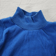 Load image into Gallery viewer, Vintage Healthtex Blue Turtleneck Long Sleeve 6-9 months
