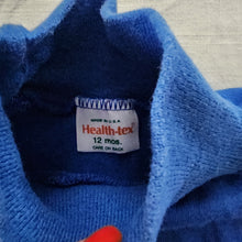 Load image into Gallery viewer, Vintage Healthtex Blue Turtleneck Long Sleeve 6-9 months
