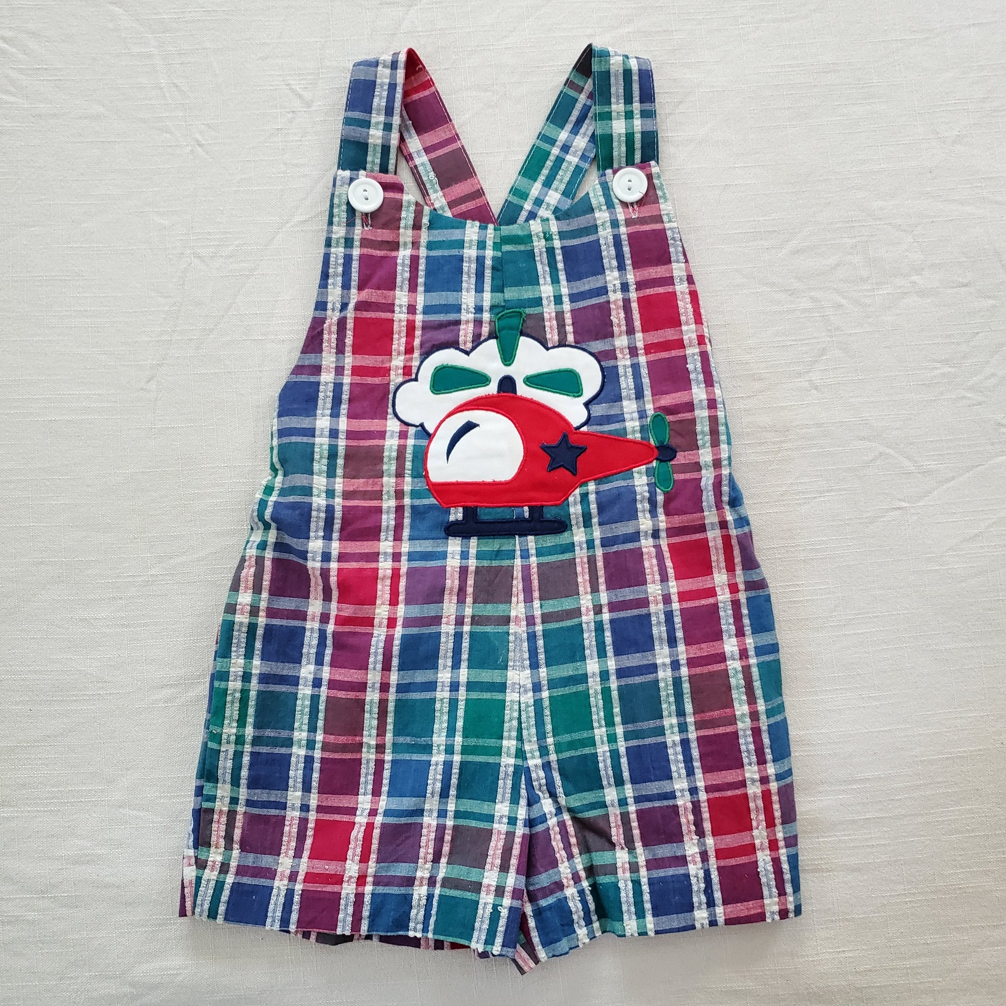 Shops Vintage Christmas Short Overalls 24 months NWT