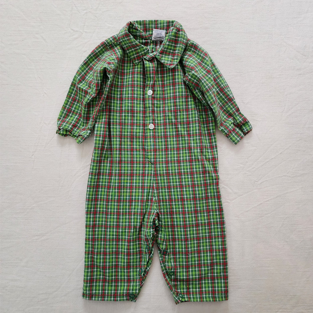 Vintage Holiday Plaid Bodysuit 9 months