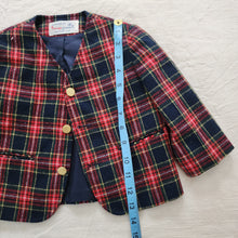 Load image into Gallery viewer, Vintage Tartan Dressy Jacket 2t
