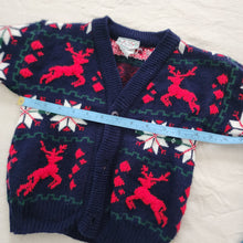 Load image into Gallery viewer, Vintage Winter Reindeer Cardigan 2t
