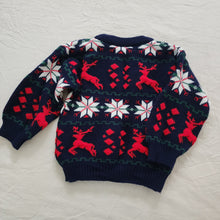 Load image into Gallery viewer, Vintage Winter Reindeer Cardigan 2t
