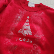 Load image into Gallery viewer, Y2k Christmas Tree Red Crewneck 3t/4t
