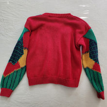 Load image into Gallery viewer, Vintage Christmas Knit Cardigan kids 10/12
