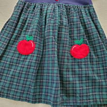 Load image into Gallery viewer, Vintage Plaid Apple Dress kids 6
