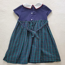 Load image into Gallery viewer, Vintage Plaid Apple Dress kids 6
