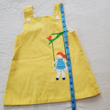 Load image into Gallery viewer, Vintage Swinging Girl Applique Dress 2t
