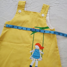 Load image into Gallery viewer, Vintage Swinging Girl Applique Dress 2t
