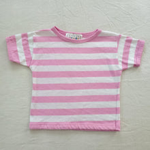 Load image into Gallery viewer, Vintage Pink Striped Tee 2t
