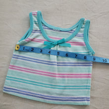 Load image into Gallery viewer, Vintage Candy Striped Tank Top 3-6 months
