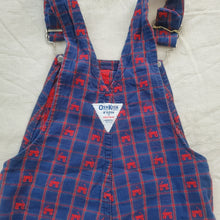 Load image into Gallery viewer, Vintage Oshkosh Wagon Overalls 4t
