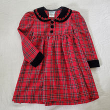 Load image into Gallery viewer, Vintage Rare Editions Tartan Dress 4t
