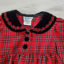 Load image into Gallery viewer, Vintage Rare Editions Tartan Dress 4t
