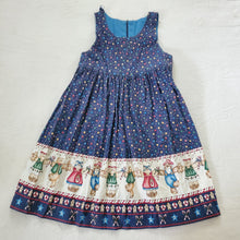 Load image into Gallery viewer, Vintage Christmas Bear Sleeveless Dress kids 8/10 *flaw
