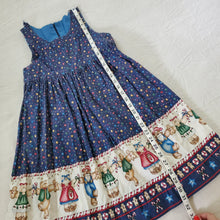 Load image into Gallery viewer, Vintage Christmas Bear Sleeveless Dress kids 8/10 *flaw
