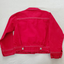 Load image into Gallery viewer, Vintage Red Jean Jacket 4t
