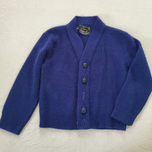 Load image into Gallery viewer, Vintage Navy Knit Cardigan 3t *missing buttons
