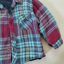 Load image into Gallery viewer, Vintage Comfy Plaid Jacket 3t/4t *missing buttons
