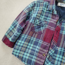 Load image into Gallery viewer, Vintage Comfy Plaid Jacket 3t/4t *missing buttons
