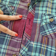 Load image into Gallery viewer, Vintage Comfy Plaid Jacket 3t/4t *missing buttons
