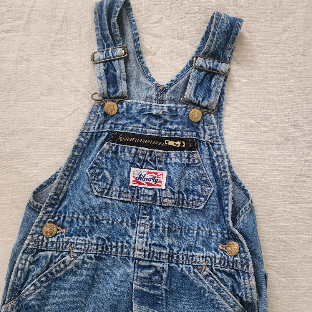 Vintage Liberty Denim Overalls 4t