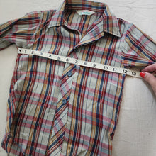 Load image into Gallery viewer, Vintage Buttondown Plaid Long Sleeve 4t
