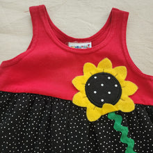 Load image into Gallery viewer, Vintage Sunflower Bubble Romper 2t/3t
