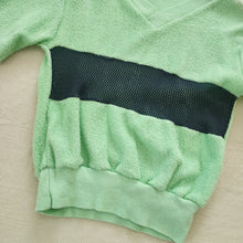 Load image into Gallery viewer, Vintage Light Green Terrycloth Top 3t/4t
