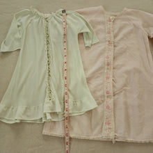 Load image into Gallery viewer, Vintage Pink &amp; Green Nightgowns Bundle 0-6 months
