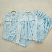 Load image into Gallery viewer, Vintage Her Majesty Silky Nightgown &amp; Robe kids 12/14
