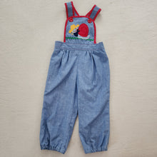 Load image into Gallery viewer, Vintage Cowboy Snail Overalls 2t
