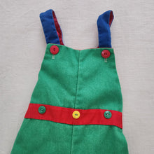 Load image into Gallery viewer, Vintage Color Block Overalls 2t
