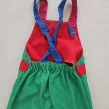 Load image into Gallery viewer, Vintage Color Block Overalls 2t
