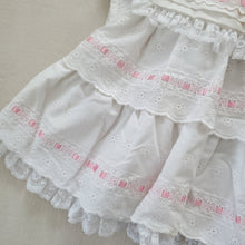 Load image into Gallery viewer, Vintage Eyelet Ruffle Dress 12-18 months
