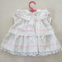 Load image into Gallery viewer, Vintage Eyelet Ruffle Dress 12-18 months
