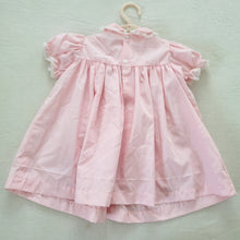 Load image into Gallery viewer, Vintage Pink Smocked Dress 12 months
