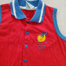 Load image into Gallery viewer, Vintage Sprockets Fish Romper 18 months
