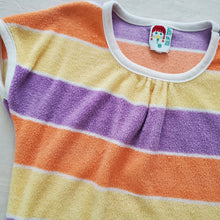 Load image into Gallery viewer, Vintage Striped Terrycloth Shirt kids 7/8
