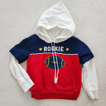 Load image into Gallery viewer, Vintage Football Rookie Hooded Sweater 2t/3t
