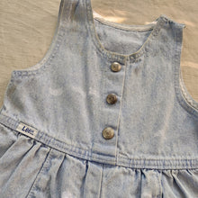 Load image into Gallery viewer, Vintage Lee Light Wash Denim Romper 12-18 months
