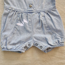 Load image into Gallery viewer, Vintage Lee Light Wash Denim Romper 12-18 months
